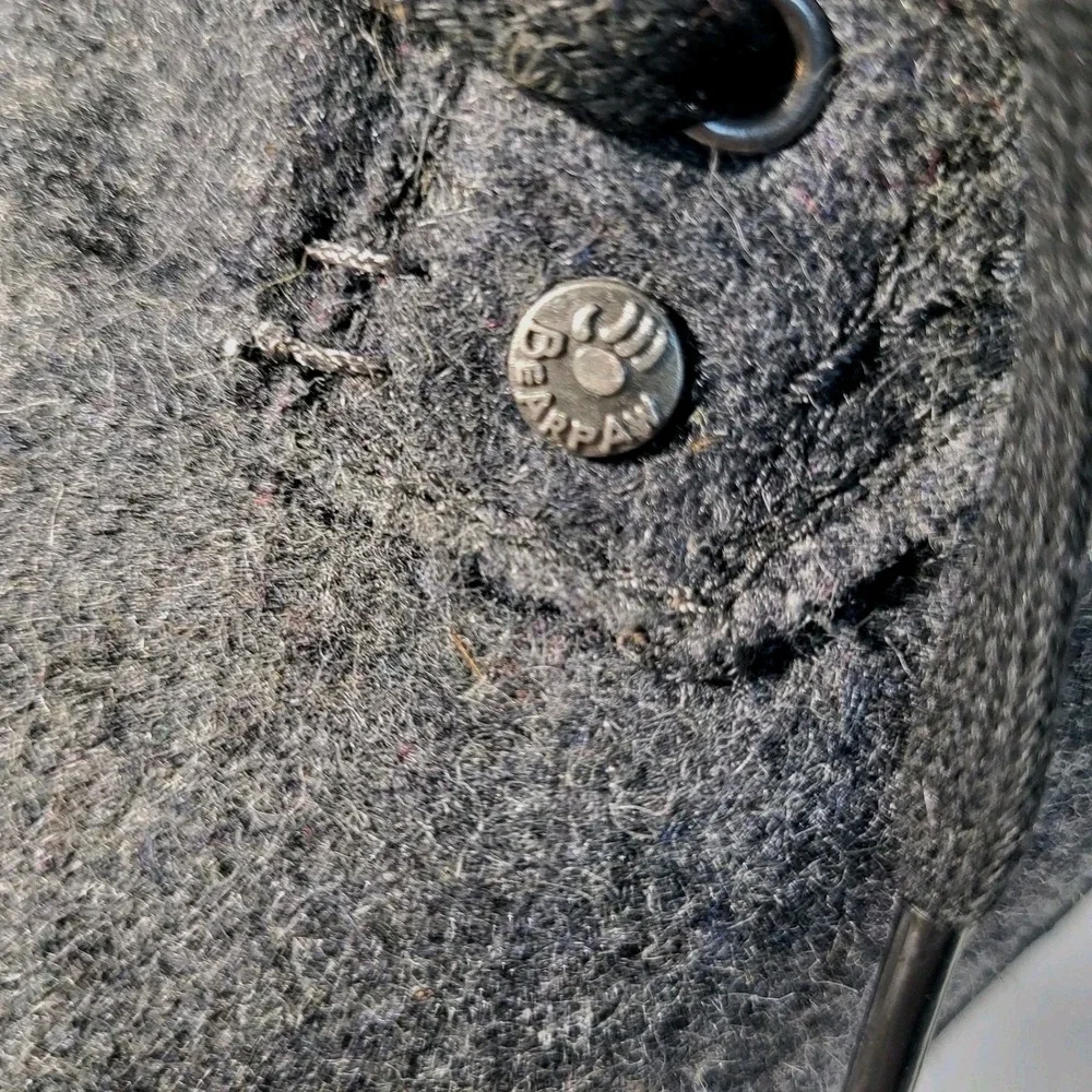 Bearpaw Krista Women's High-top Ankle Boots 9 Lined Charcoal Gray Wool [620]‎